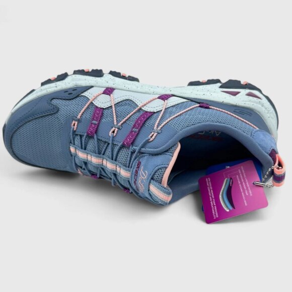 Skechers Women's Size 9 D'Lites Hiker Hillock Slate/Pink Athletic Sneaker - Picture 4 of 9